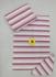 BEDSHEET STRIPE 72X100 2 PILLOW COVER